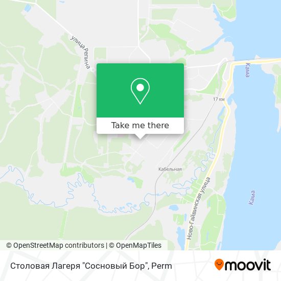 Столовая Лагеря "Сосновый Бор" map