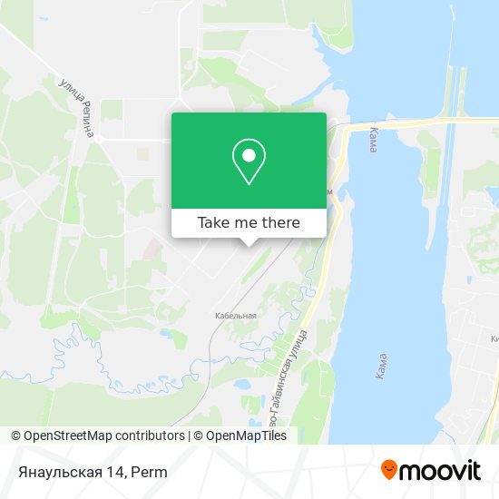 Янаульская 14 map