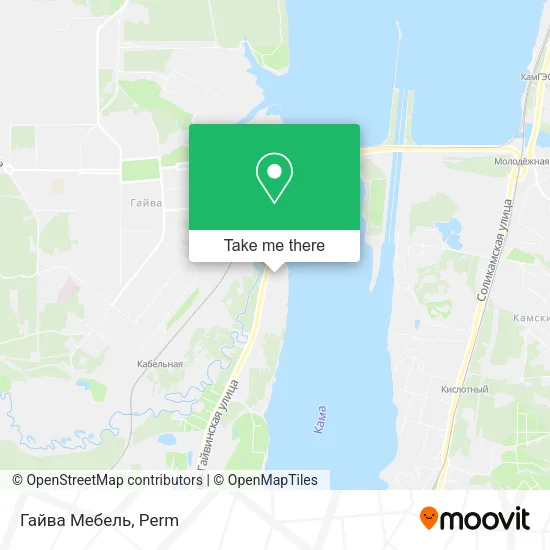 Гайва Мебель map