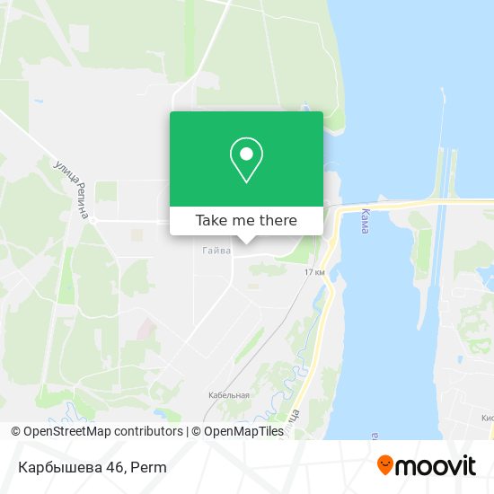Карбышева 46 map