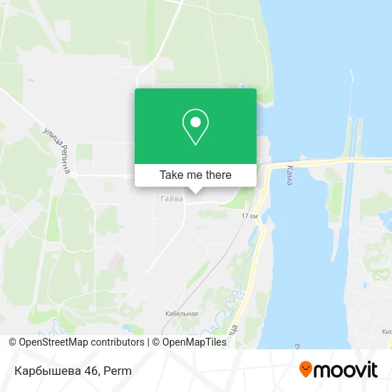 Карбышева 46 map