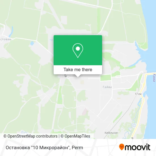 Остановка "10 Микрорайон" map