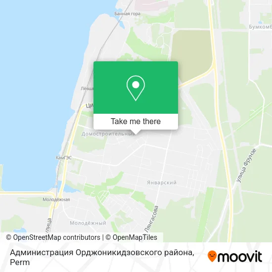 Администрация Орджоникидзовского района map