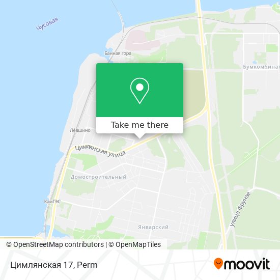 Цимлянская 17 map