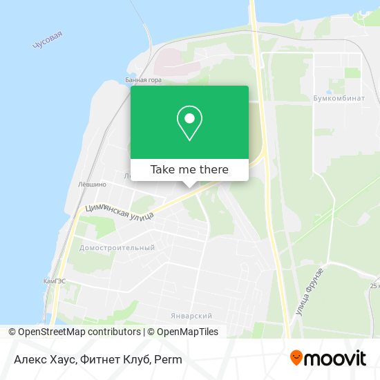 Алекс Хаус, Фитнет Клуб map