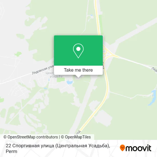 22 Спортивная улица (Центральная Усадьба) map