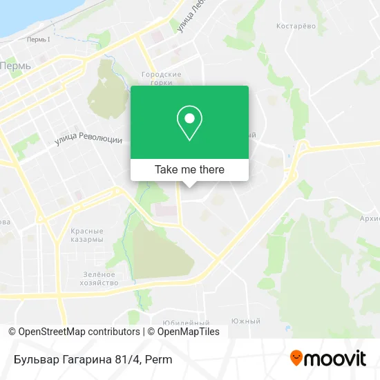 Бульвар Гагарина 81/4 map