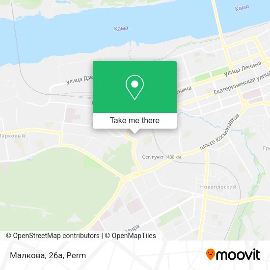 Малкова, 26а map