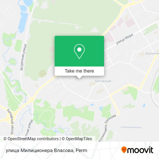 улица Милиционера Власова map