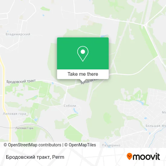 Бродовский тракт map