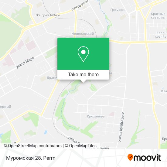 Муромская 28 map