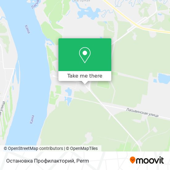 Остановка Профилакторий map