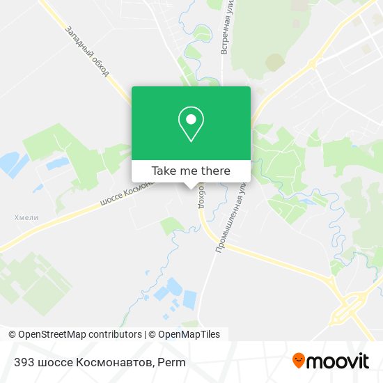 393 шоссе Космонавтов map