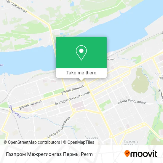 Газпром Межрегионгаз Пермь map
