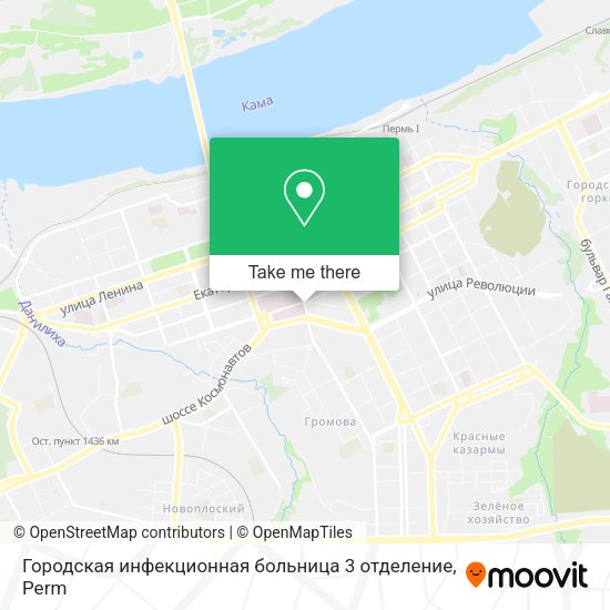 Городская инфекционная больница 3 отделение map