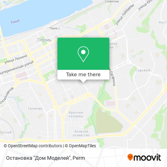 Остановка "Дом Моделей" map