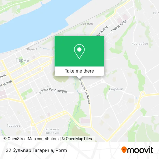 32 бульвар Гагарина map