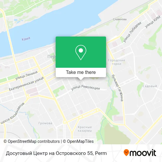 Досуговый Центр на Островского 55 map