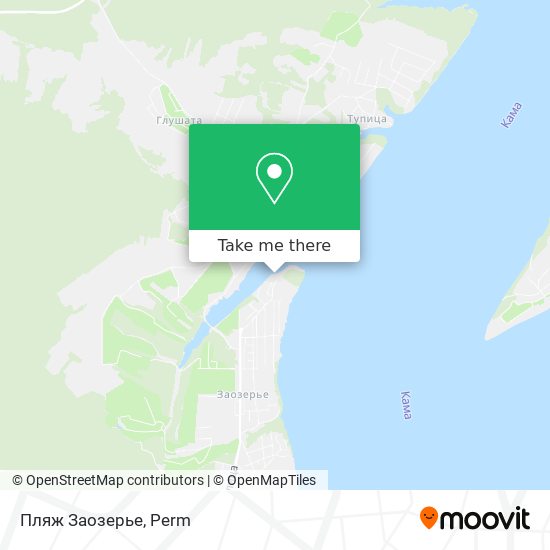 Пляж Заозерье map