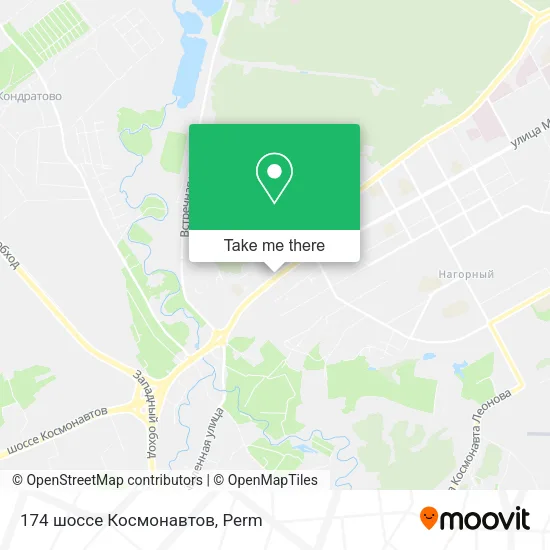 174 шоссе Космонавтов map