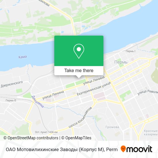 ОАО Мотовилихинские Заводы (Корпус М) map