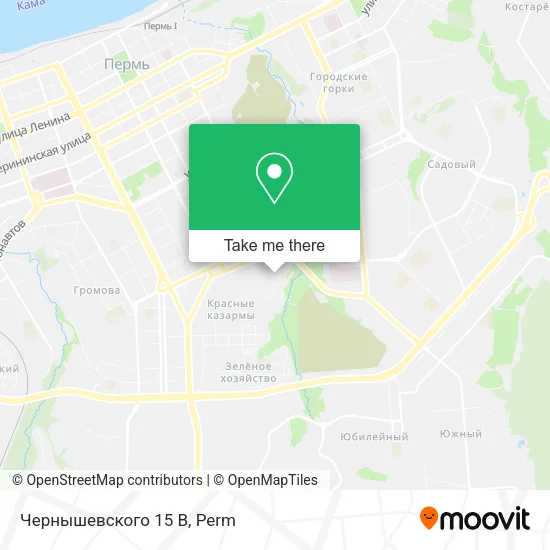 Чернышевского 15 В map