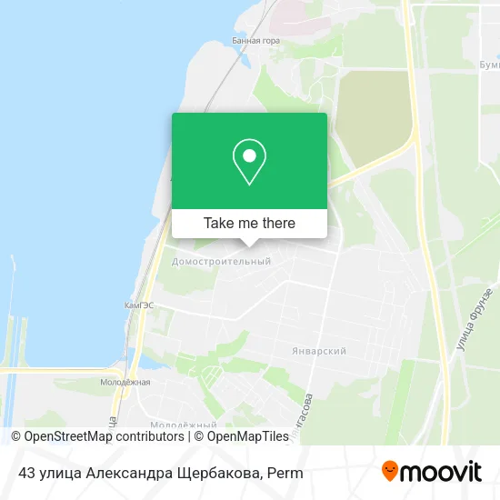 43 улица Александра Щербакова map