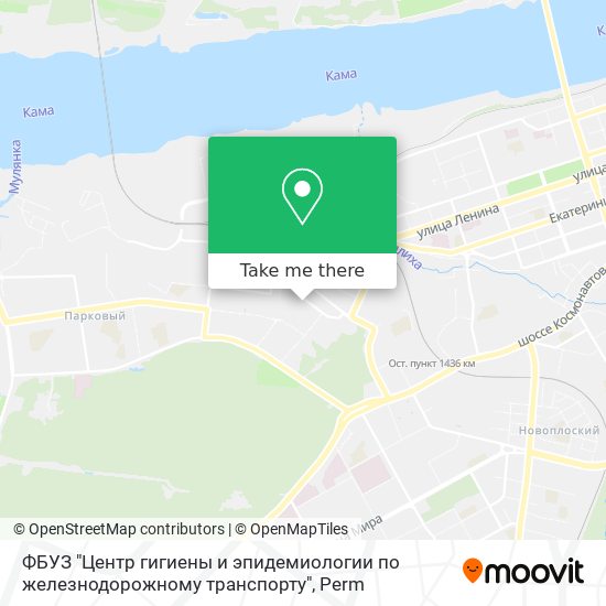 ФБУЗ "Центр гигиены и эпидемиологии по железнодорожному транспорту" map