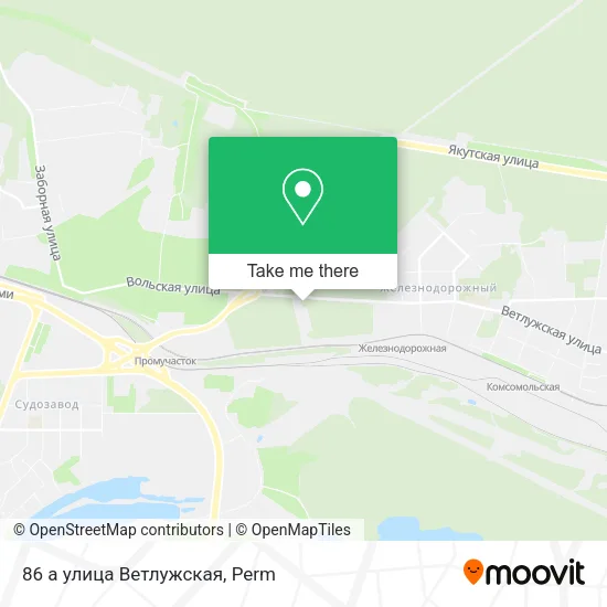 86 а улица Ветлужская map