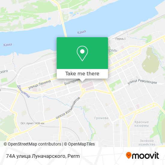 74А улица Луначарского map