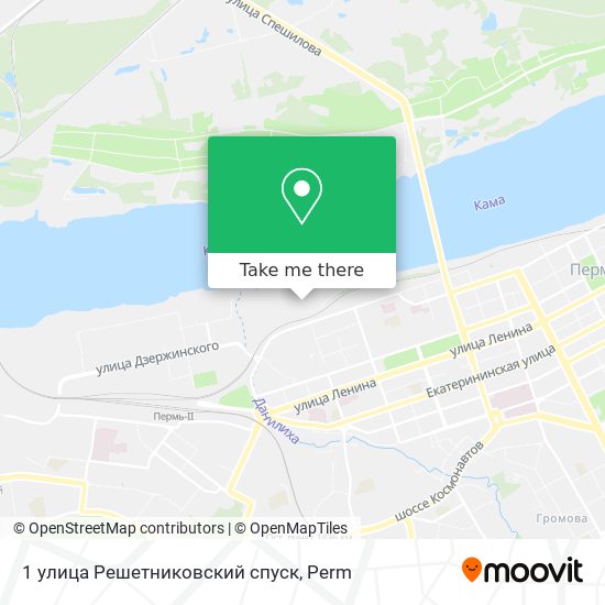 1 улица Решетниковский спуск map
