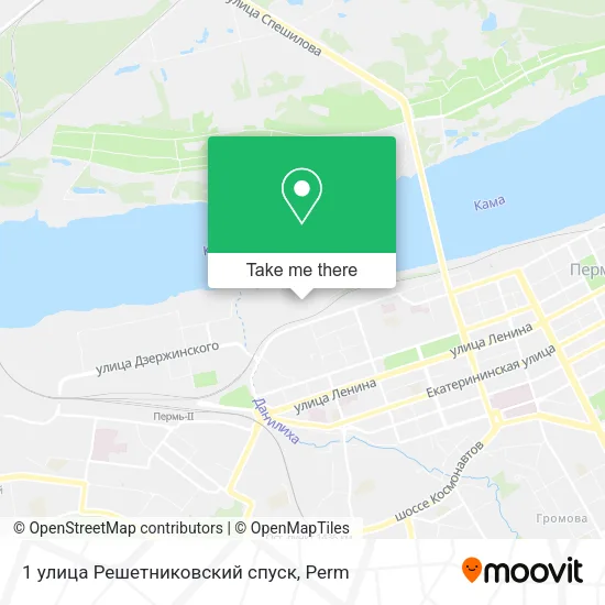 1 улица Решетниковский спуск map