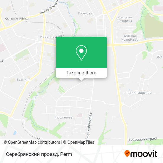 Серебрянский проезд map