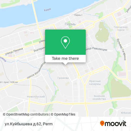 ул.Куйбышева д.62 map