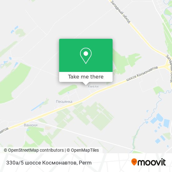 330а/5 шоссе Космонавтов map