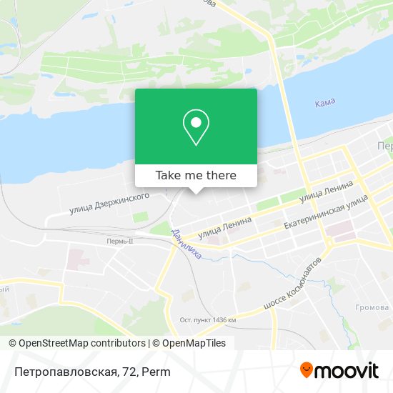 Петропавловская, 72 map