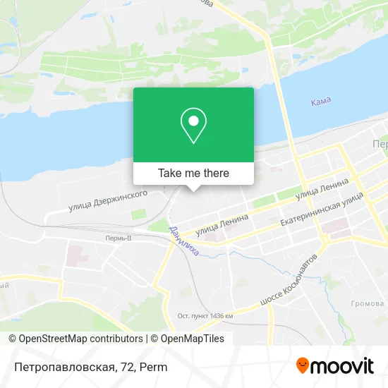Петропавловская, 72 map