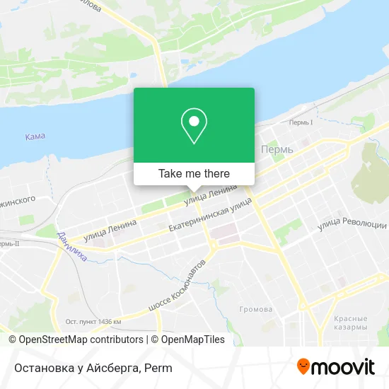 Остановка у Айсберга map