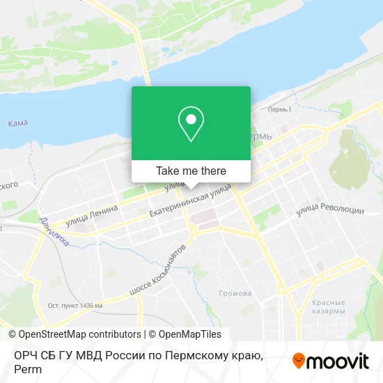 ОРЧ СБ ГУ МВД России по Пермскому краю map