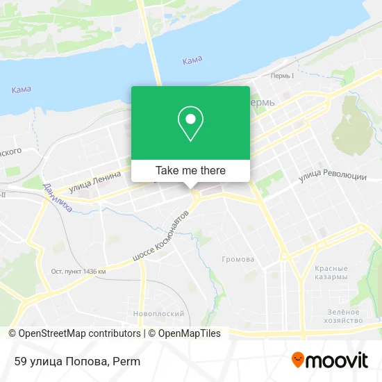 59 улица Попова map