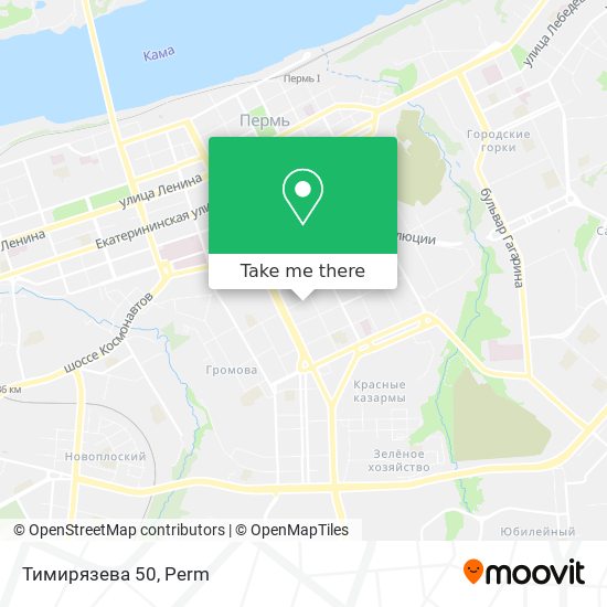 Тимирязева 50 map