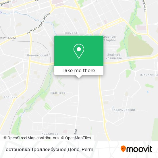 остановка Троллейбусное Депо map