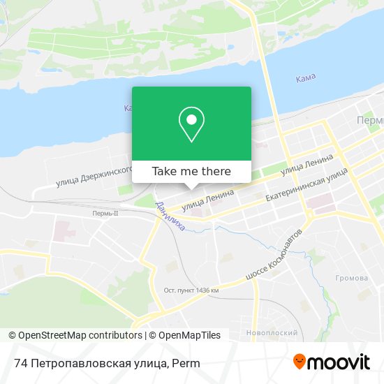 74 Петропавловская улица map