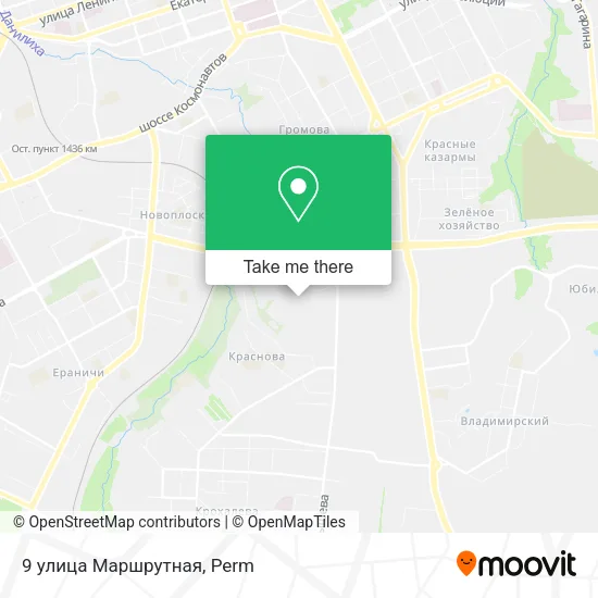 9 улица Маршрутная map