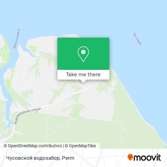 Чусовской водозабор map