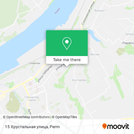 15 Хрустальная улица map