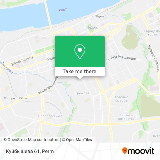 Куйбышева 61 map