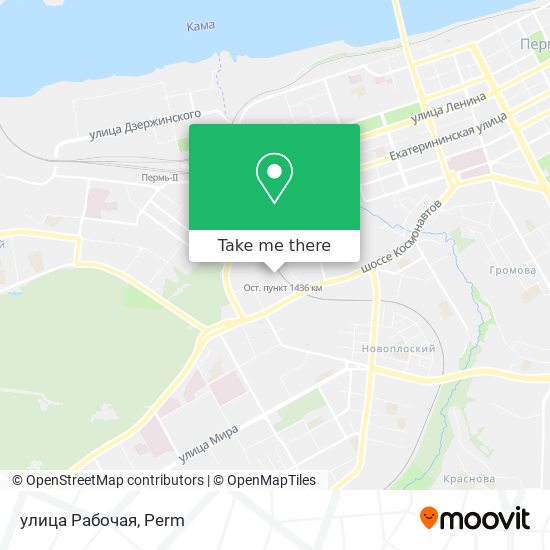 улица Рабочая map