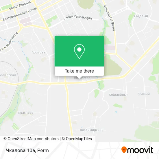 Чкалова 10а map