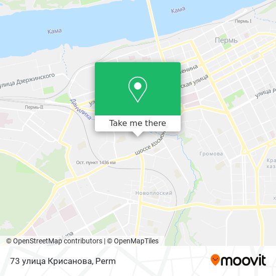 73 улица Крисанова map